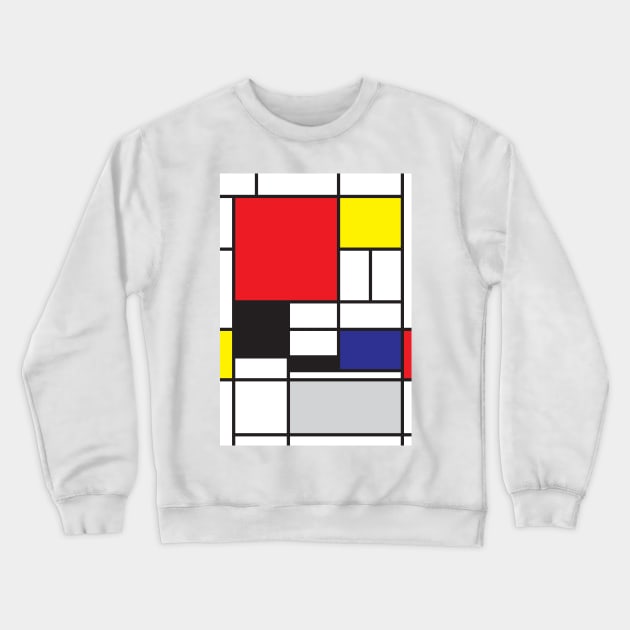 Abstract#19 Crewneck Sweatshirt by process22